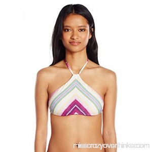 Billabong Women's Beach Sol High Neck Bikini Top Multi B06VT7XQQ4